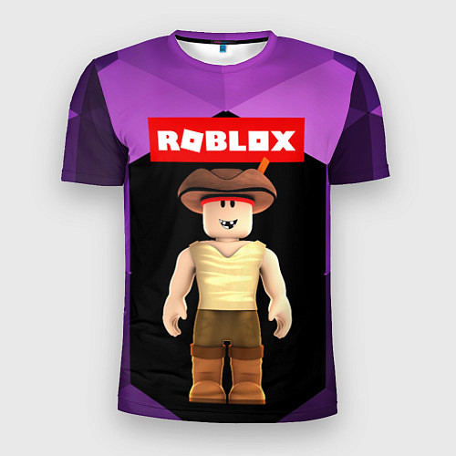 Мужская спорт-футболка ROBLOX РОБЛОКС Z / 3D-принт – фото 1