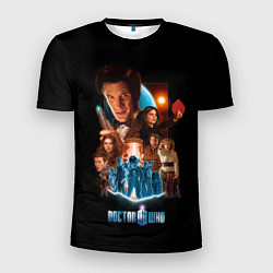 Мужская спорт-футболка Doctor who team