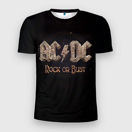 Мужская спорт-футболка ACDC Rock or Bust / 3D-принт – фото 1