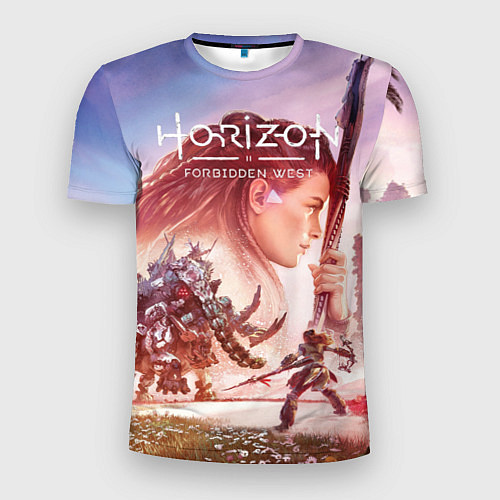 Мужская спорт-футболка Элой Horizon Forbidden West DE / 3D-принт – фото 1