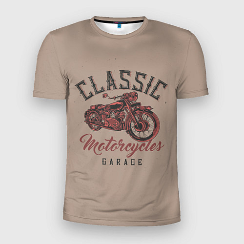 Мужская спорт-футболка Классические мотоциклы / 3D-принт – фото 1