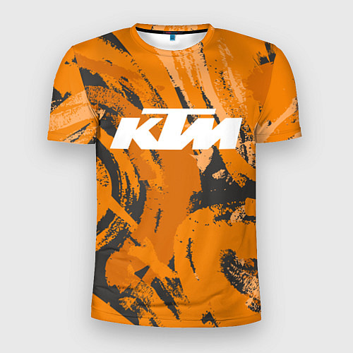 Мужская спорт-футболка KTM КТМ Z / 3D-принт – фото 1