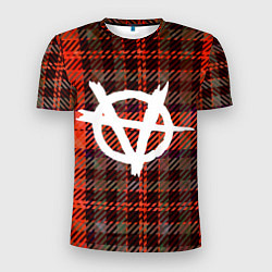 Футболка спортивная мужская Анархия Anarchy Z, цвет: 3D-принт