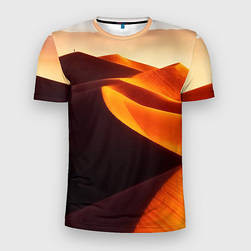 Мужская спорт-футболка Пустыня дюна барханы / 3D-принт – фото 1