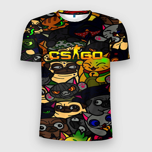 Мужская спорт-футболка CS GO AWP SKIN / 3D-принт – фото 1