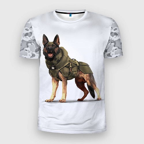 Мужская спорт-футболка Служебная собака К9 K9 / 3D-принт – фото 1