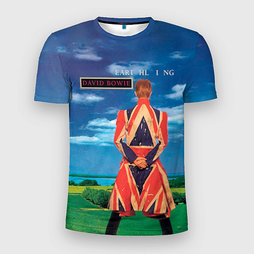 Мужская спорт-футболка Earthling - David Bowie / 3D-принт – фото 1