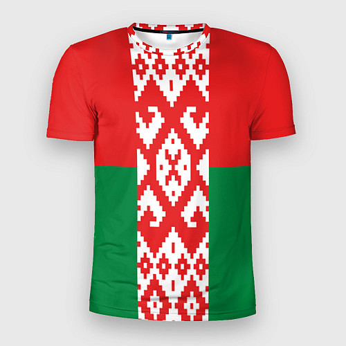 Мужская спорт-футболка Белоруссия / 3D-принт – фото 1