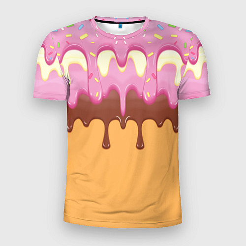 Мужская спорт-футболка Мороженое Ice Scream Z / 3D-принт – фото 1