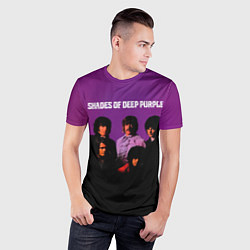 Футболка спортивная мужская Shades of Deep Purple, цвет: 3D-принт — фото 2
