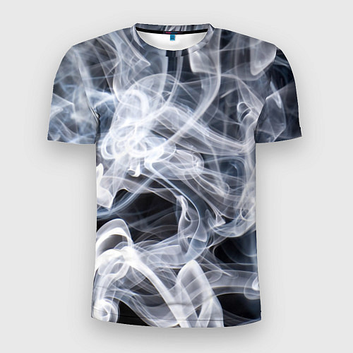 Мужская спорт-футболка Графика дыма / 3D-принт – фото 1