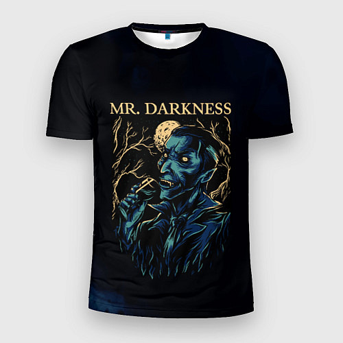 Мужская спорт-футболка Darkness! / 3D-принт – фото 1