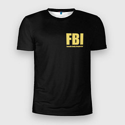 Футболка спортивная мужская FBI Female Body Inspector, цвет: 3D-принт