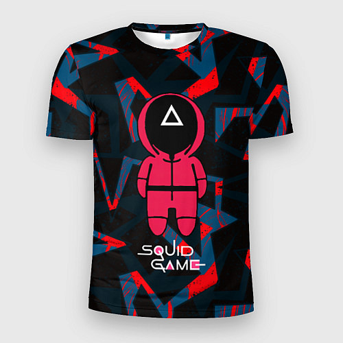 Мужская спорт-футболка Треугольник - Игра в кальмара / 3D-принт – фото 1