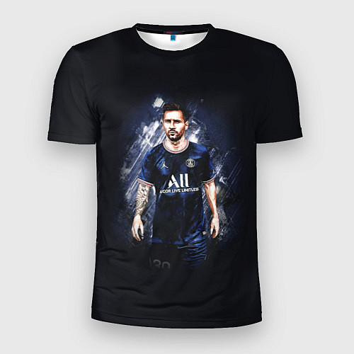 Мужская спорт-футболка Lionel Messi Paris Saint-Germain / 3D-принт – фото 1