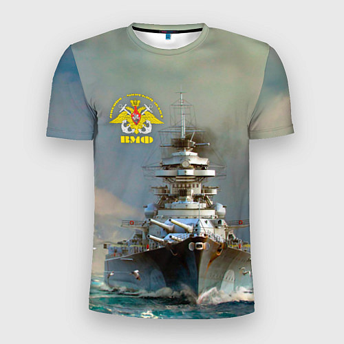 Мужская спорт-футболка ВМФ Военно-Морской Флот / 3D-принт – фото 1