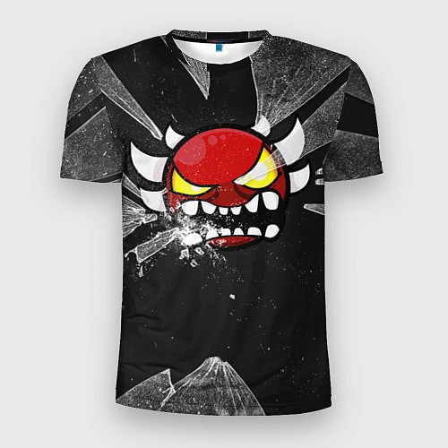 Мужская спорт-футболка Geometry Dash: Fragments / 3D-принт – фото 1