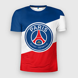 Футболка спортивная мужская Paris Saint-Germain FC, цвет: 3D-принт