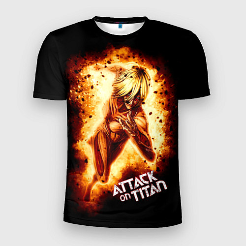 Мужская спорт-футболка Женская Особь Атака титанов / 3D-принт – фото 1