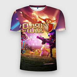 Мужская спорт-футболка CLASH OF CLANS СТОЛКНОВЕНИЕ КЛАНОВ