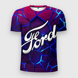 Мужская спорт-футболка 3D плиты с подсветкой FORD