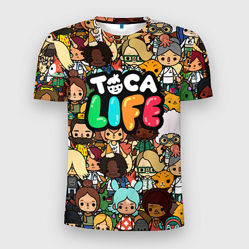 Мужская спорт-футболка Toca Life: Persons / 3D-принт – фото 1