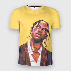 Мужская спорт-футболка Travis art