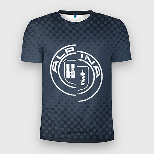 Мужская спорт-футболка Печать Alpina / 3D-принт – фото 1