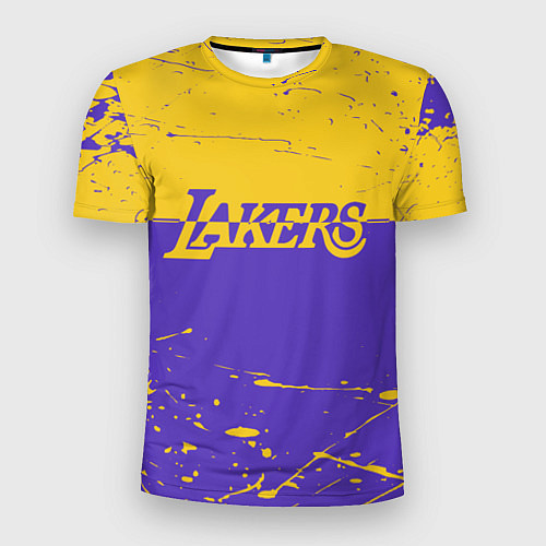 Мужская спорт-футболка Kobe Bryant - Los Angeles Lakers - NBA / 3D-принт – фото 1