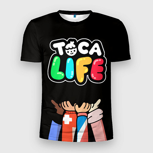 Мужская спорт-футболка Toca Life: Friends / 3D-принт – фото 1