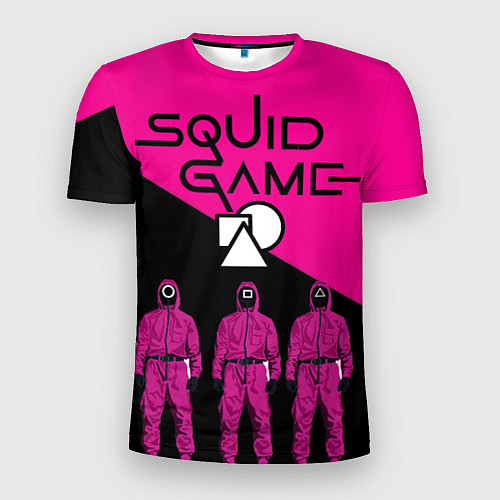 Мужская спорт-футболка Игра в Кальмара-Стражи / 3D-принт – фото 1