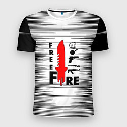 Мужская спорт-футболка Free Fire Фри Фаер,