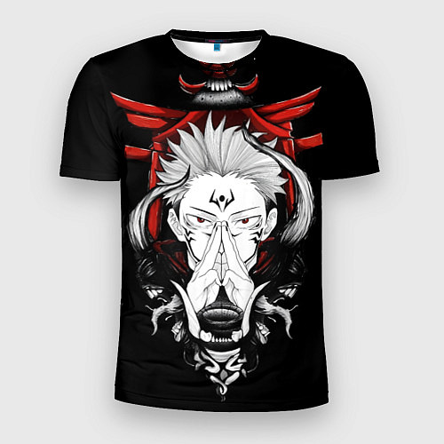Мужская спорт-футболка ЗАКЛИНАНИЕ ИТАДОРИ СУКУНА / 3D-принт – фото 1