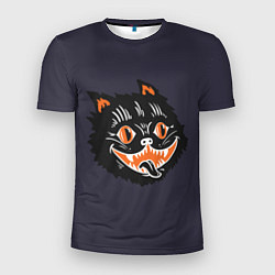 Мужская спорт-футболка Одержимый кот