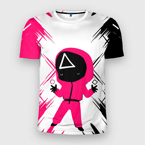 Мужская спорт-футболка SQUID GAME ИГРА В КАЛЬМАРА треугольник / 3D-принт – фото 1