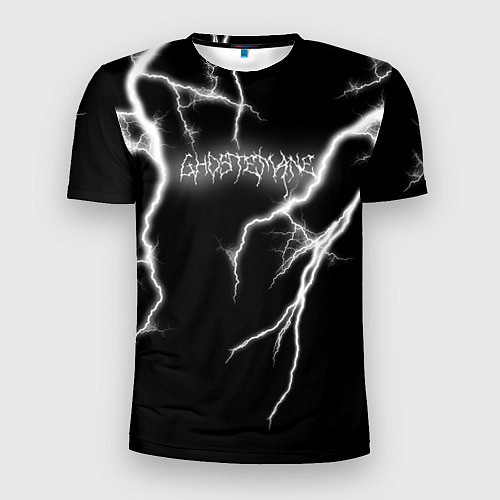 Мужская спорт-футболка GHOSTEMANE Lightning Гостмейн Молния Надпись / 3D-принт – фото 1