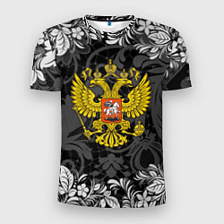 Футболка спортивная мужская Российская Федерация, цвет: 3D-принт