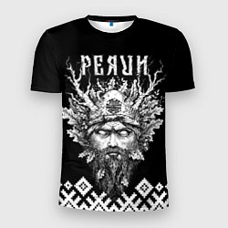 Мужская спорт-футболка Славянский бог Перун