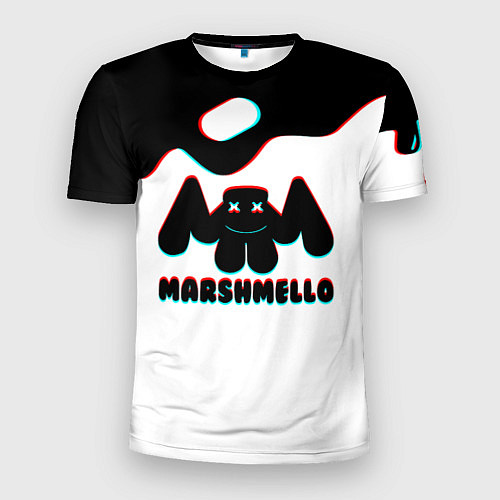 Мужская спорт-футболка MARSHMELLO MELT: МАРШМЕЛЛО / 3D-принт – фото 1