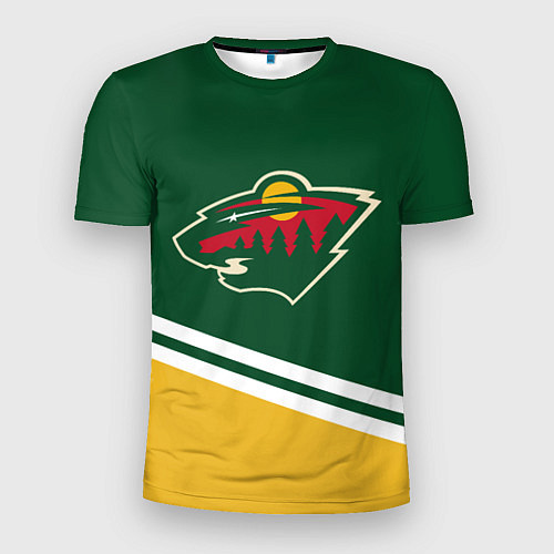 Мужская спорт-футболка Minnesota Wild NHL / 3D-принт – фото 1
