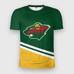 Мужская спорт-футболка Minnesota Wild NHL