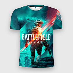 Мужская спорт-футболка Battlefield 2042 игровой арт
