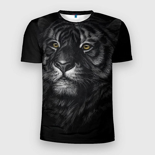 Мужская спорт-футболка Тигра! / 3D-принт – фото 1