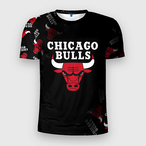 Мужская спорт-футболка ЧИКАГО БУЛЛС БЫКИ CHICAGO BULLS / 3D-принт – фото 1