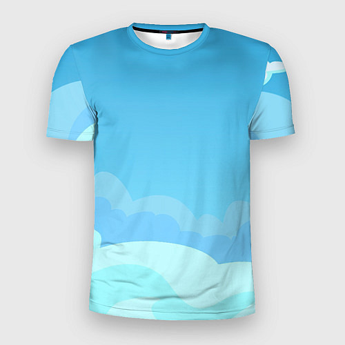 Мужская спорт-футболка Небо после грозы / 3D-принт – фото 1