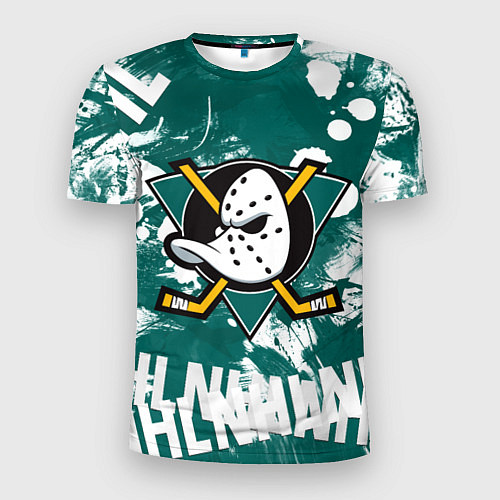 Мужская спорт-футболка Анахайм Дакс Anaheim Ducks / 3D-принт – фото 1