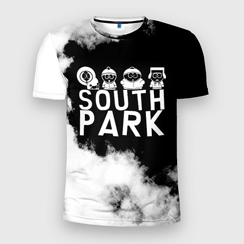 Мужская спорт-футболка Все пацаны на черном фоне Южный Парк / 3D-принт – фото 1
