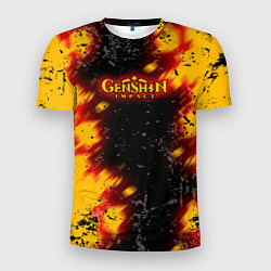 Мужская спорт-футболка Genshin Impact: Аниме