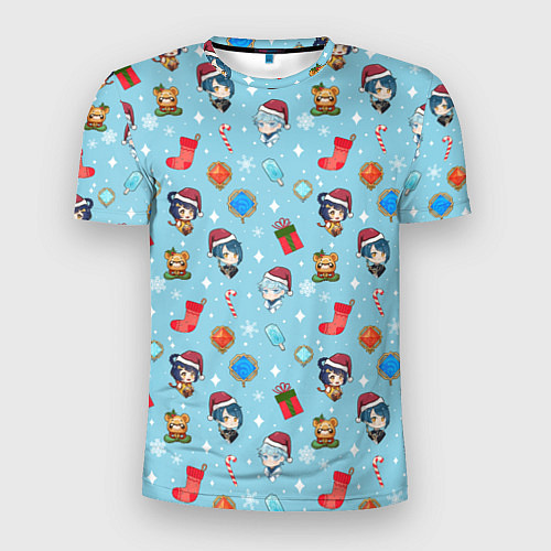 Мужская спорт-футболка GI Christmas Pattern / 3D-принт – фото 1