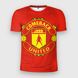 Мужская спорт-футболка Камбек Юнайтед это Манчестер юнайтед
